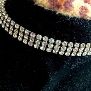 Rhinestone choker